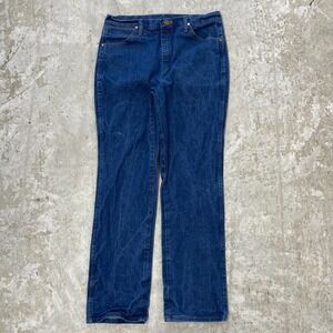 Wrangler Jeans Mens‎ 34x32 Blue Pants Cowboy 936 Western Denim Tag 36x33 B944